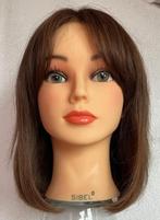 Pruik van echt Europees haar, nauwlijks gedragen., Ophalen of Verzenden, Zo goed als nieuw, Pruik of Haarverlenging