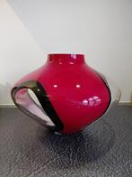 Grote Murano vaas - 35cm, in zeer goede staat, Ophalen of Verzenden, Minder dan 50 cm, Rood, Glas