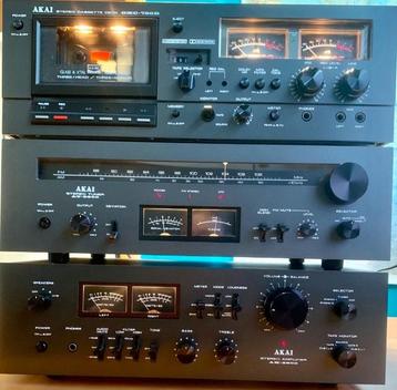 Akai vintage black componenten AM2600 AT 2600 GXC750D beschikbaar voor biedingen