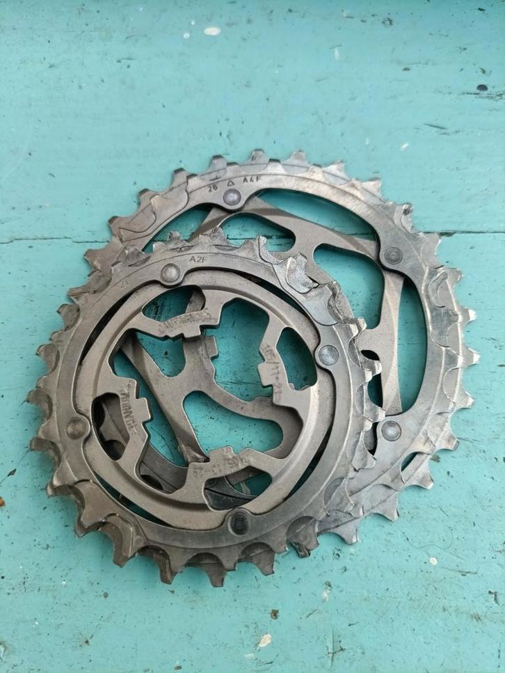Campagnolo super record kransen 10 sp tandwielen 21 23 26 29, Fietsen en Brommers, Fietsonderdelen, Gebruikt, Mountainbike, Wiel