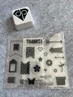 Diamond Press stempelset + inktpad, Ophalen of Verzenden, Nieuw, Clearstamp
