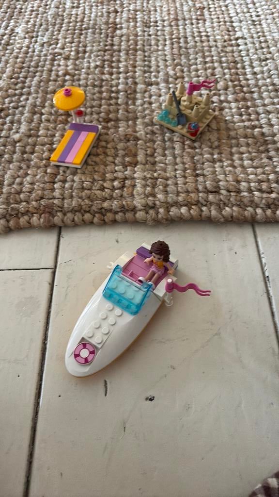 Lego friends Olivia’ s speedboot 3937, Ophalen of Verzenden, Zo goed als nieuw, Overige typen