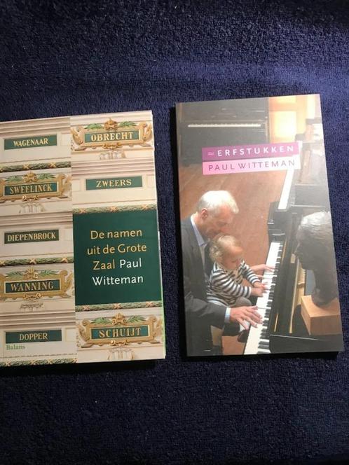 2 boeken van Paul Witteman., Boeken, Muziek, Zo goed als nieuw, Algemeen, Ophalen of Verzenden