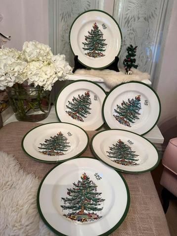 Spode Christmastree dinerborden nieuw 28 cm beschikbaar voor biedingen