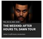 Ticket The Weeknd: After Hours Till Dawn Tour, Eén persoon, Juli