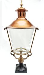 Lampen lantaarns voor op penant paal van poort of hekwerk, Tuin en Terras, Nieuw, Sierhekwerk, IJzer, Ophalen