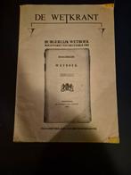 Burgerlijk Wetboek 1985 - De Wetkrant, Boeken, Niet van toepassing, Ophalen of Verzenden, Alpha, Onbekend
