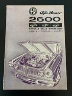 Alfa Romeo 2600 Reparatie Handleiding 1963, Auto diversen, Handleidingen en Instructieboekjes, Ophalen of Verzenden