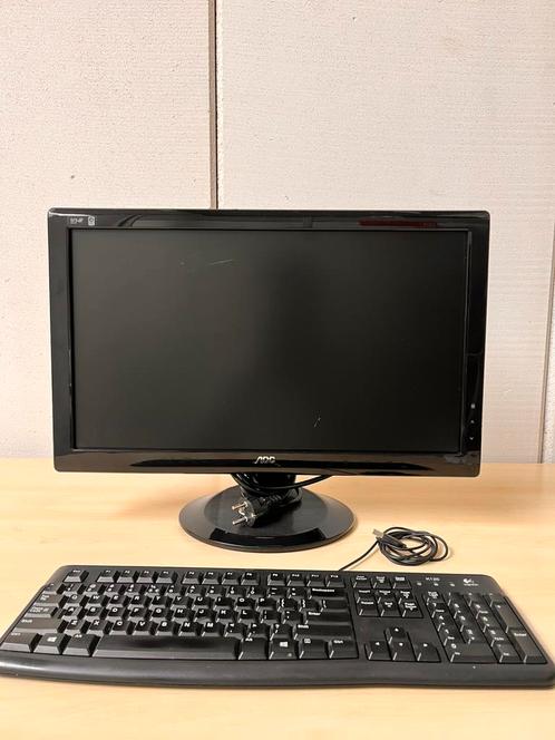 AOC 2236Vwa + toetsenbord, Computers en Software, Monitoren, Gebruikt, 60 Hz of minder, DVI, VGA, Kantelbaar, TN, Full HD, Onbekend