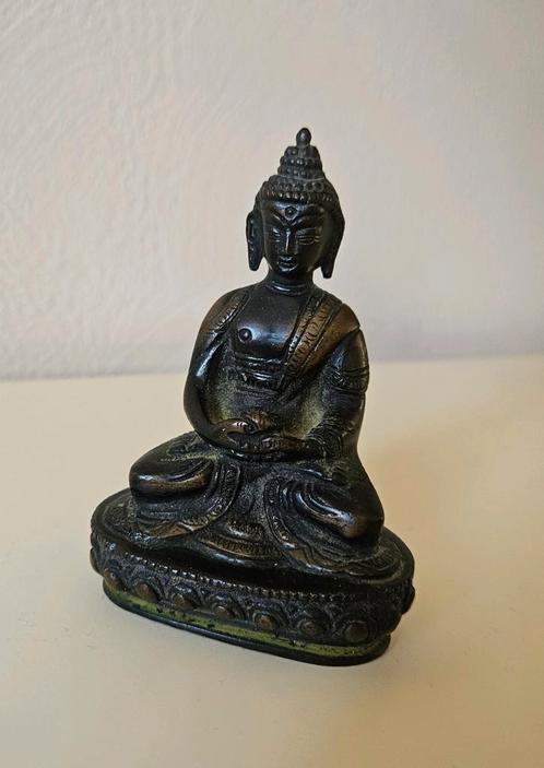 Bronzen Boeddha beeldje, Antiek en Kunst, Antiek | Koper en Brons, Brons, Ophalen of Verzenden