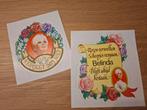 Retro vintage stickers Belinda sigaretten, Ophalen of Verzenden, Meerdere stickers