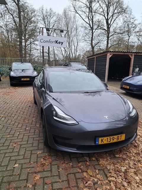 Tesla Model 3 55 kwh 2020 Grijs, Auto's, Tesla, Particulier, Model 3, 360° camera, Airconditioning, Alarm, Bluetooth, Boordcomputer