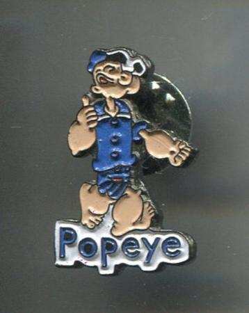 Popeye de zeeman koper stripfiguur PIN ( BLAD0_048 ) beschikbaar voor biedingen