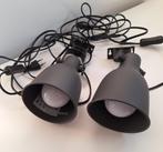 IKEA HEKTAR Wand-/klemspot (2x), Huis en Inrichting, Lampen | Losse lampen, Ophalen, Led-lamp, Gebruikt, Minder dan 30 watt