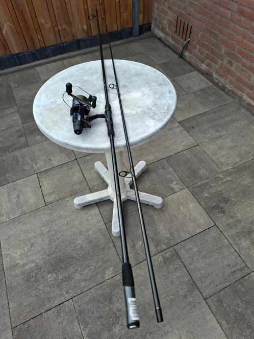 Nieuwe karperhengel  Spro Taifoon TX;  molen Shimano en lijn, Watersport en Boten, Hengelsport | Karpervissen, Nieuw, Complete set