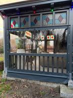 Nieuwe antraciet verandazeilen met grote ramen, Ophalen, Overige typen, Nieuw, 150 tot 300 cm