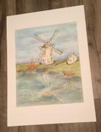 Aquarel “ Mallemolen in Gouda”, Ophalen