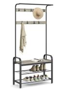 Kapstok - Staande kapstok - Schoenenrek -- 84x33,7x183, Huis en Inrichting, Ophalen, Zo goed als nieuw, Metaal, Staande kapstok