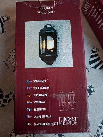 3x Donkergroene Buiten Wandlamp beschikbaar voor biedingen