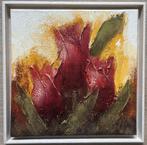 Jochem de Graaf (1954) - Abstracte voorstelling met tulpen, Ophalen of Verzenden