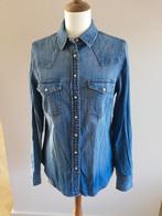 Blauwe denim blouse Zara maat 38, Kleding | Dames, Blouses en Tunieken, Ophalen of Verzenden, Zo goed als nieuw, Maat 38/40 (M)