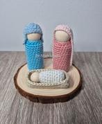 Gehaakte kerststal, nativity scene, kerst, kerstmis, Hobby en Vrije tijd, Ophalen of Verzenden, Nieuw, Haken, Overige typen