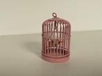 letterbak beeldje vogel in kooitje, Ophalen of Verzenden, Zo goed als nieuw, Dier