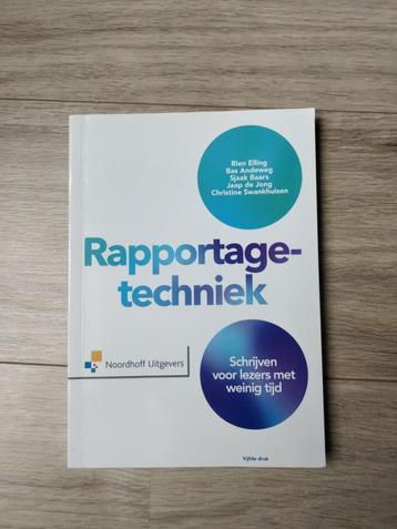 Raportagetechniek, 9789001841744 beschikbaar voor biedingen