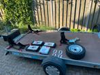 Te Huur: Zakbare Motortrailer / Motoraanhanger Max 4 stuks, Diensten en Vakmensen, Verhuur | Auto en Motor, Aanhangwagen