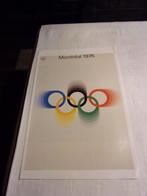 1976 OLYMPISCHE SPELEN MONTREAL AFFICE 50X34CM, Verzamelen, Overige Verzamelen, Ophalen, Zo goed als nieuw
