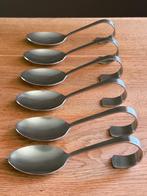 6 amuse lepeltjes, Ophalen of Verzenden, Zo goed als nieuw, Rvs of Chroom, Los bestek