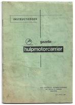 Gazelle 50 hulpmotorcarrier instructieboek bromfiets (GA16), Ophalen of Verzenden, Zo goed als nieuw