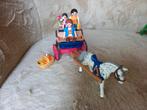 Paard met koets Playmobil, Ophalen of Verzenden, Zo goed als nieuw, Complete set