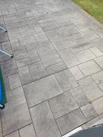 15m2 tegels, verschillende afmetingen, Tuin en Terras, Ophalen, Zo goed als nieuw, 10 m² of meer, Beton
