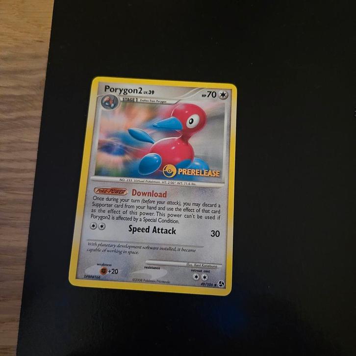 Porygon2 [Prerelease] #49 Pokemon Great Encounters promo, Hobby en Vrije tijd, Verzamelkaartspellen | Pokémon, Zo goed als nieuw