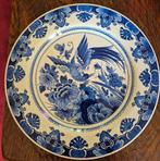 Mooi delfst blauw wandbord 35cm, Ophalen of Verzenden
