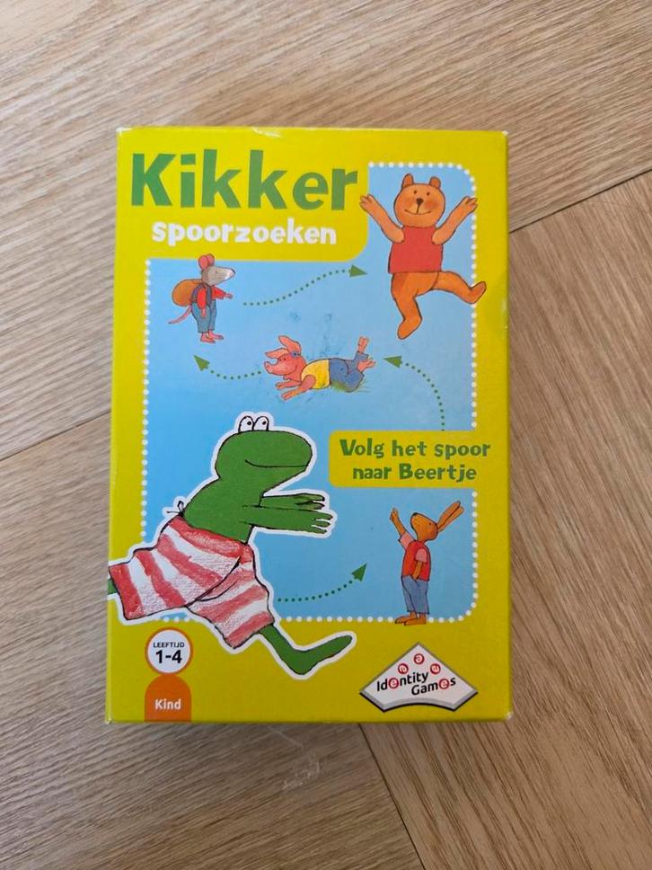 Spel Kikker spoorzoeken, Hobby en Vrije tijd, Gezelschapsspellen | Kaartspellen, Zo goed als nieuw, Ophalen