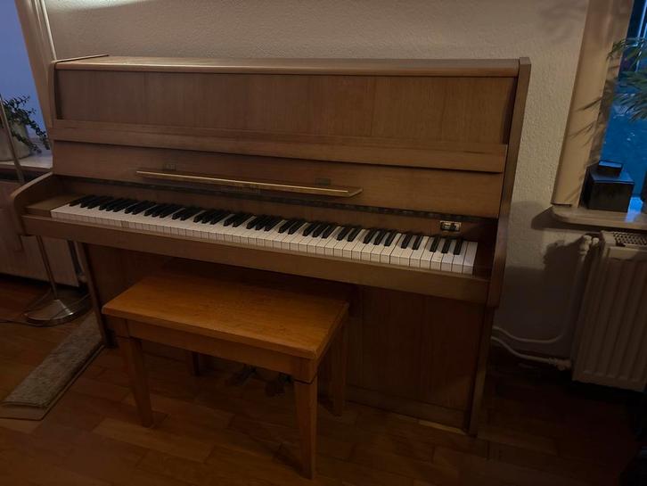 Wilhelm Steinmann Piano - Zoekt Nieuwe Liefhebber!, Muziek en Instrumenten, Piano's, Gebruikt, Piano, Bruin, Ophalen