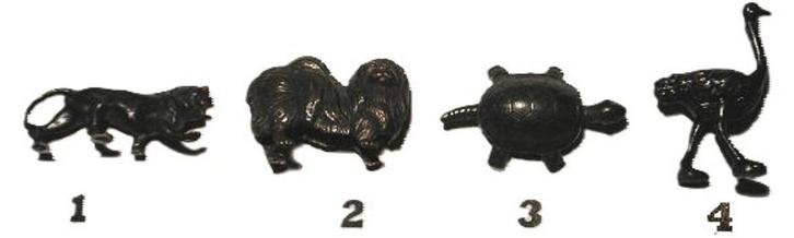 10- Ferrero kinder surprise metal wilde dieren en huisdieren, Verzamelen, Verrassingseieren, Zo goed als nieuw, Overige typen