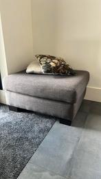 Poef antraciet, Huis en Inrichting, Ophalen, Gebruikt, 75 tot 100 cm, Rechthoekig