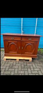 OPRUIMING | Houten Dressoir/Buffetkast, Gebruikt, 100 tot 150 cm, Ophalen of Verzenden, Minder dan 100 cm