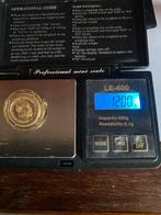 Goud tientje 1877 weeg 12 gram, Postzegels en Munten, Munten | Nederland, Goud, Ophalen of Verzenden, Koning Willem III, 10 gulden