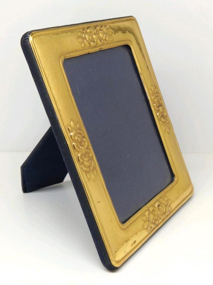 Paterna & Livi fotolijst met 925 vermeil montuur, Italië., Antiek en Kunst, Antiek | Goud en Zilver, Goud, Zilver, Ophalen of Verzenden