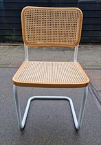 vintage chair made in Italy/retro webbing  sledestoel, Huis en Inrichting, Stoelen, Ophalen, Bruin, Eén