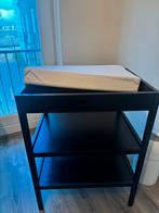 Zwarte Luiertafel/commode van petit amelie zgan, Kinderen en Baby's, Kinderkamer | Commodes en Kasten, Ophalen of Verzenden, Zo goed als nieuw