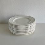 12 gebaksbordjes 16 cm, Wedgwood Edme plain, Overige typen, Ophalen of Verzenden, Zo goed als nieuw, Wedgwood