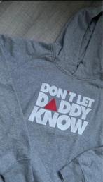 Dont Let Daddy Know Hoodie - Festival Merchandise, Ophalen of Verzenden, Zo goed als nieuw, Maat 56/58 (XL), Grijs