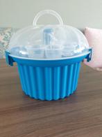 Cupcake bewaardoos Nieuw, Huis en Inrichting, Keuken | Tupperware, Nieuw, Blauw, Ophalen