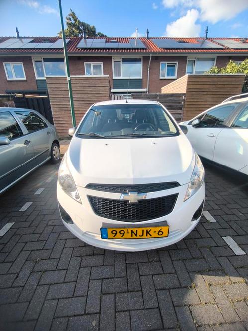 Chevrolet Spark 1.0 2010 Wit, Auto's, Chevrolet, Particulier, Spark, ABS, Airbags, Radio, USB, Benzine, B, Hatchback, Handgeschakeld