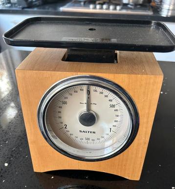 Vintage Salter keukenweegschaal beschikbaar voor biedingen